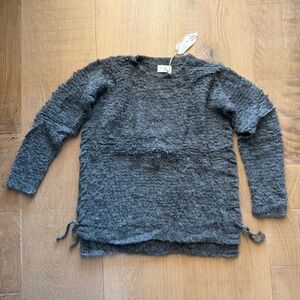 My Sunday Morning NEW / NWT Alpaca Gray Anikka Sweater